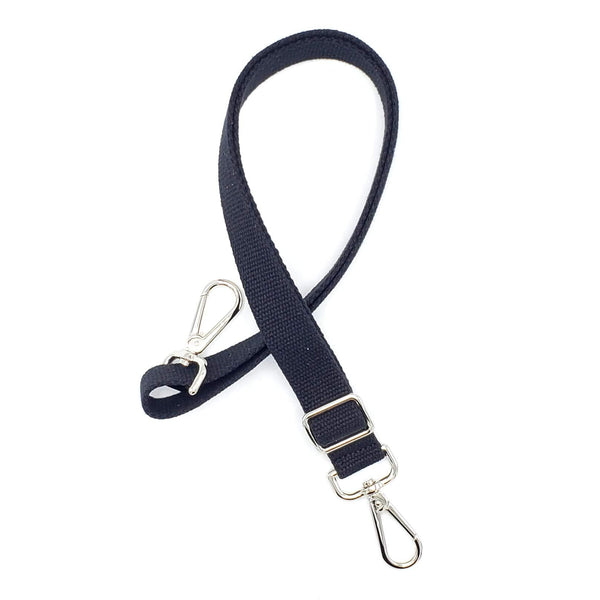 LGCTSTRAP Adjustable cotton strap black - Selleria Veneta