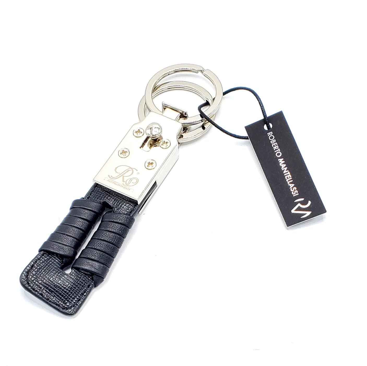 RM3162 Key Fob leather - valet ring - Selleria Veneta