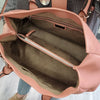 Rose kent tote large interior with mid compartment suede material lining 