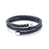 B187 Leather wrap Unisex Bracelet - 4 color combination - Selleria Veneta