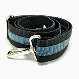 Teal Strap Eco Leather & Nylon adjustable stainless-steel hardware