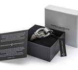 B938 Wrap bracelet Phyton & leather black - Selleria Veneta