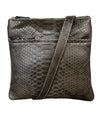 Green Crossbody Python leather multipacket