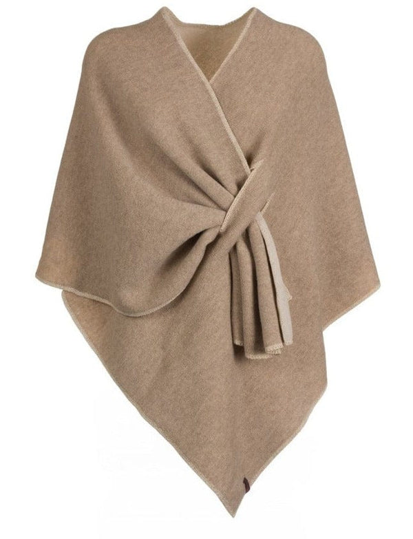 Firenze Wrap Cashmere Camel & Cream - Selleria Veneta