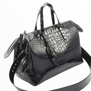 Black Frida Satchel Medium - Eco Leather - Selleria Veneta