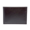 brown 6cc wallet double billfold calf leather