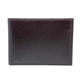 brown 6cc wallet double billfold calf leather
