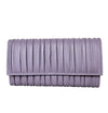 Lavender Long Flap Wallet 12CC Softissima zip coin purse & additional pockets - Selleria Veneta