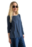 Flare Shirt 3/4 Sleeves Shirt Algae - Selleria Veneta