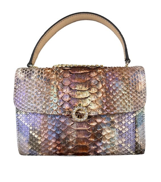 Lilli small cocktail bag genuine Python leather