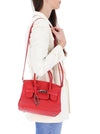 Red Lisbona Small Satchel Bag 2 handles & Long strap - Selleria Veneta
