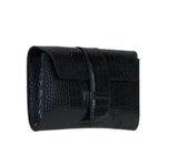 Clutch Patrizia leather clasp embossed leather 