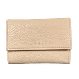 Cream Woman Wallet 6CC Small Moose leather one Billfold & a coin purse. Selleria Veneta