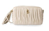 Cream Crossbody Softissima Camera Bag Lambskin leather & adjustable strap - Selleria Veneta