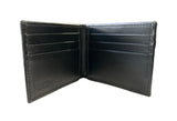 Black wallet 6CC Safiano leather  2 billfold, Selleria Veneta