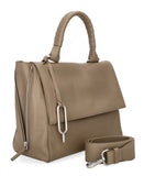Zoe side zippers and detachable leather strap